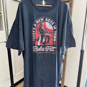 Boba Fett Graphic T-Shirt - Blue